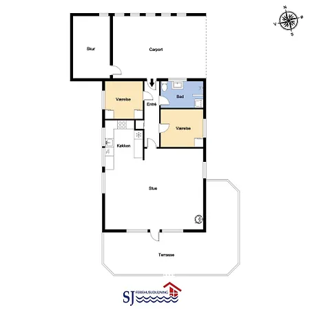 Holiday home Traeferiehus Beliggende 400m Fra Havet Sj494 Harboor